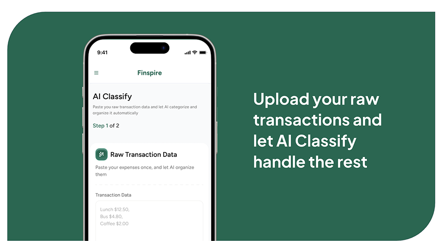 AI Classify feature