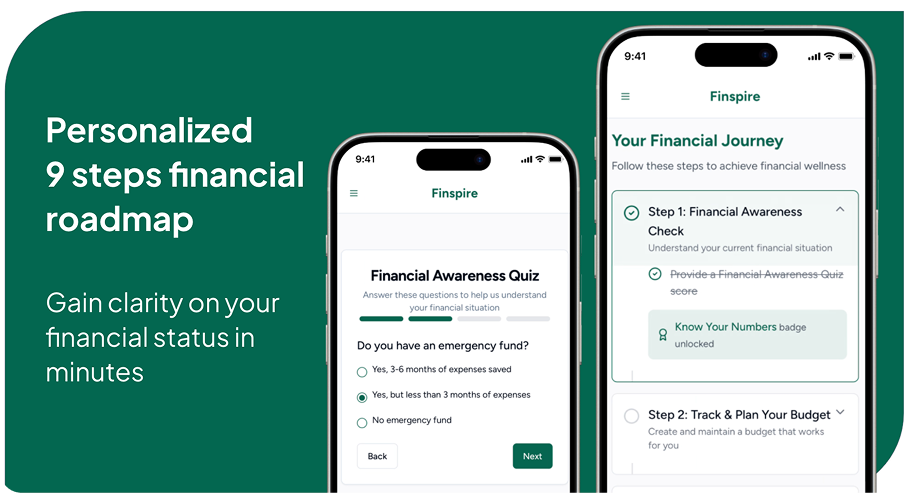 Financial Roadmap feature